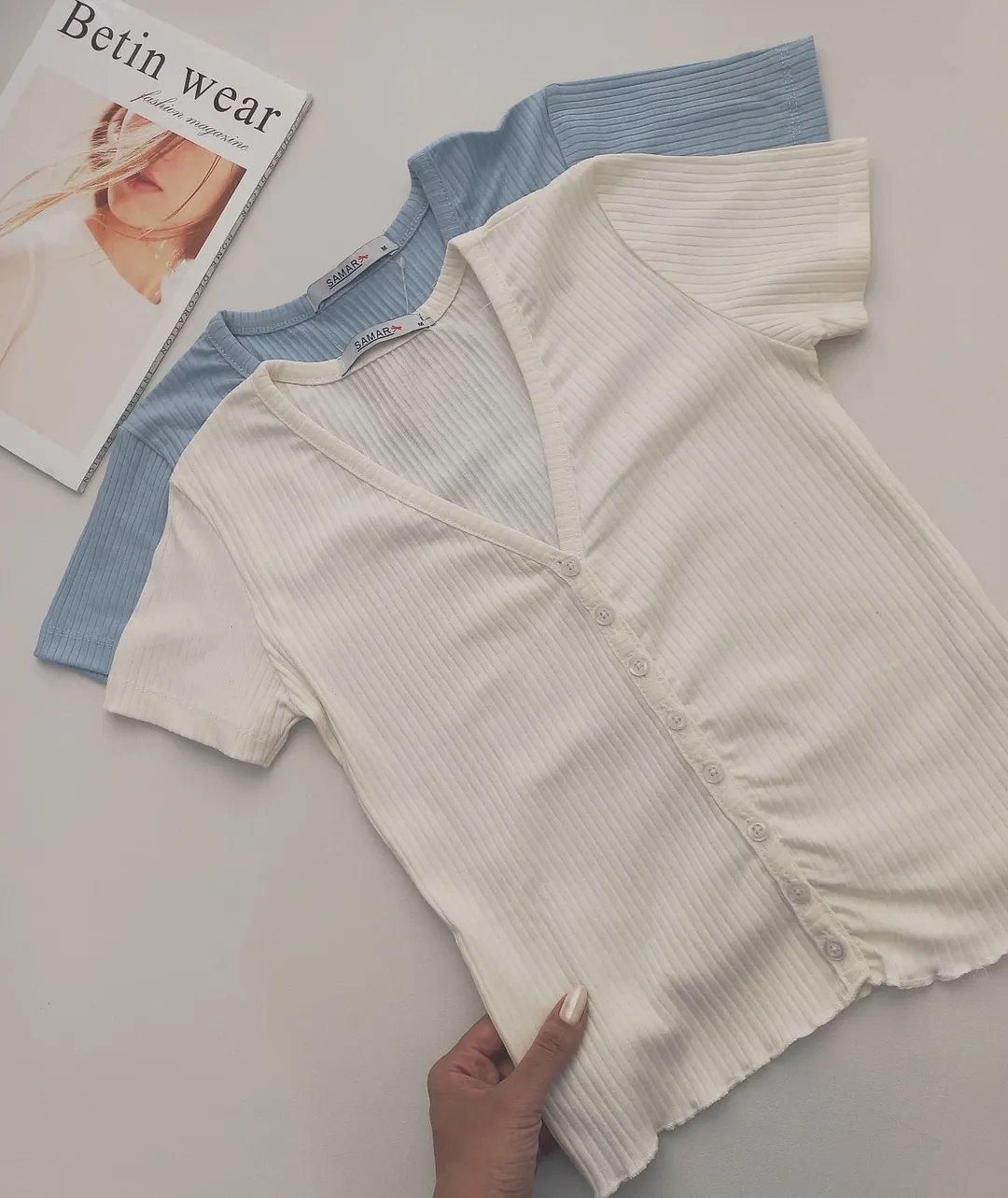 تیشرت کبریتی نیلا