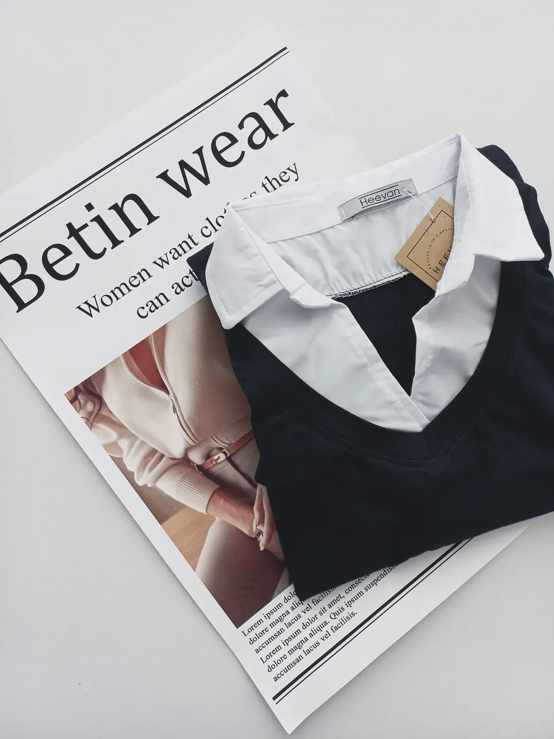 پلوشرت یقه نساجی